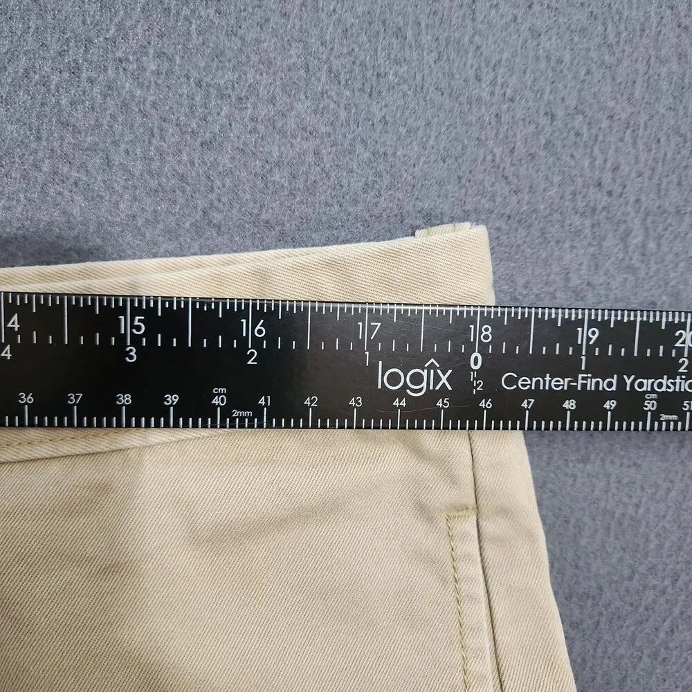 J. Crew 1040 Chino Pants Men 36X34(32) Tan Straight Leg